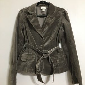 3/$35 Ann Taylor Loft Velvet Velour Jacket Blazer